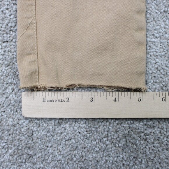 MNML Jogger Pants Mens Medium Beige Drawstring Cotton Stretch Straight Leg - Picture 5 of 11